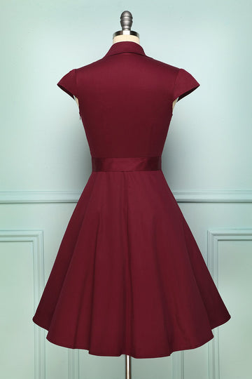 50s Burgundy Swing